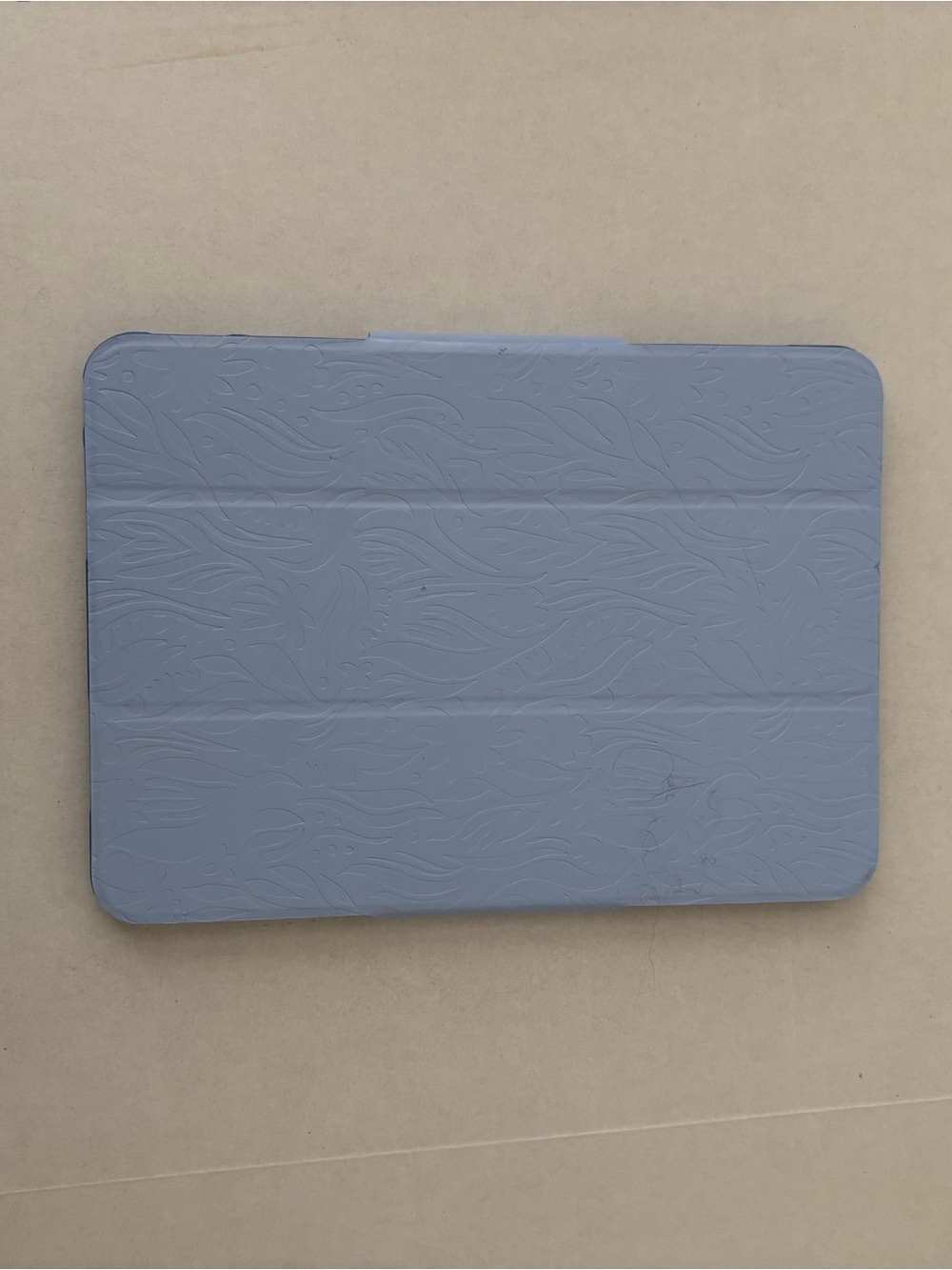 heyday Light Blue Tablet Folio Case with Textured Pattern